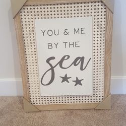 Framed Print "You & Me By The Sea"