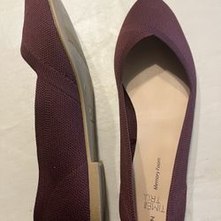 Ballet Flats Burgundy size 9