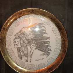 Vintage Special ED NATIVE CHIEF PLATE 