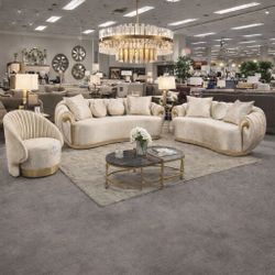 Luxury Sofa or Loveseat $1799 EACH 🔥 ONLY $54 DOWN – NO CREDIT NEEDED! Matching Chair $599