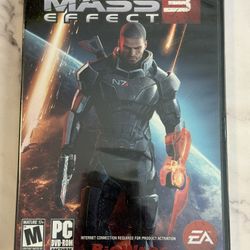 Mass Effect 3 For PC DVD Windows Video Game
