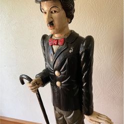 Chaplin Chaplin 5ft Wood Statue 