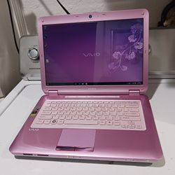Sony VAIO laptop computer.  windows 10. Good condition.  15' screen.  Intel core 2 duo CPU processor.  wifi. Bluetooth.  Webcam.  DVD reader.  4gb ram