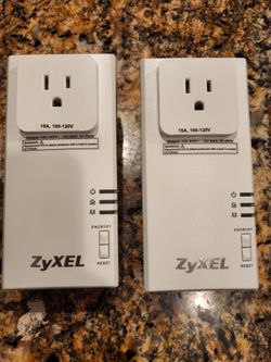 Zyxel Pla-407 Powerline pass-thru ethernet Adapters