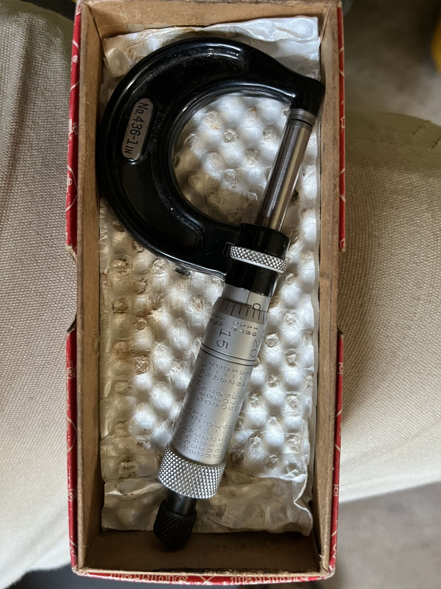 Starrett Micrometer