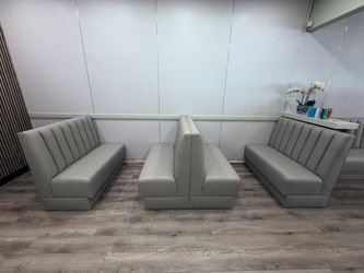 Restaurant Booths – Custom Reupholstered | Booths para Restaurante