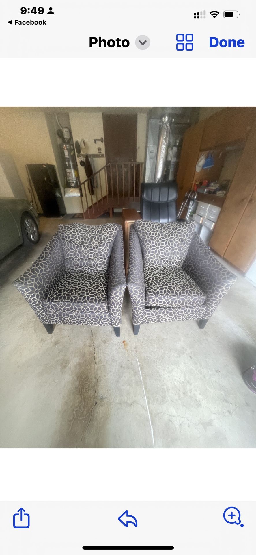 Nice decent luxury model chairs by Ethan Allen, Norwegian wood TV stand, recliner, buffet table new