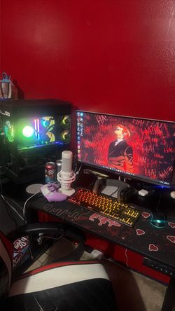 Custom RGB Gaming PC Desktop Setup