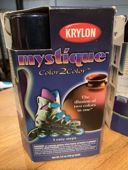 Krylon Blue To Purple Changing Color Spray Can Kit