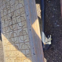 Concrete Bench With Mosaic Tile 