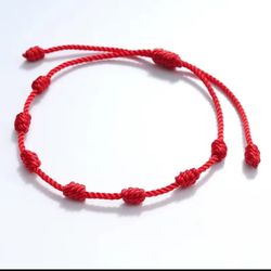 HAND MADE 7 KNOTS BRACELET FOR GOOD LUCK AND WEALTH 