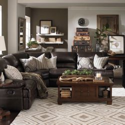 Leather Sectional Couch From Bassett