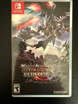 Monster Hunter Generations Ultimate — Nintendo Switch — Physical With Case