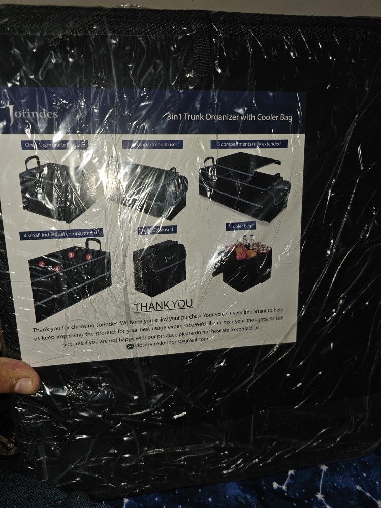 Trunk Organizer With cooling.
Bag