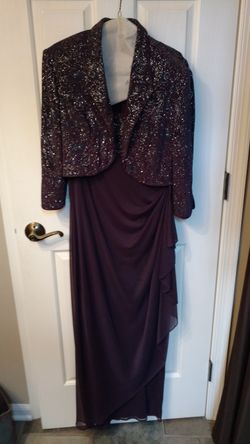 Size 8 purple Alex Evenings dress