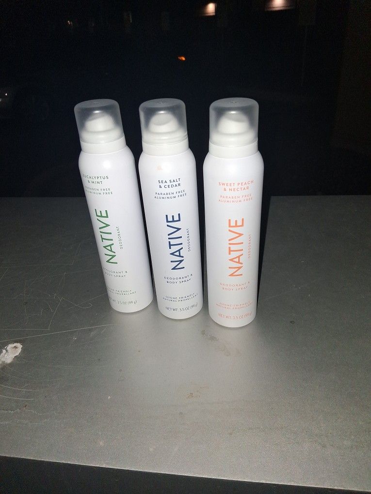 Native Deodorant An Body Spray 