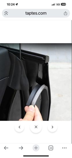 TAPTES Car Door Noise Reduction Kit & Protection Kit for 2020-2024 Tesla Model Y, Set of 7