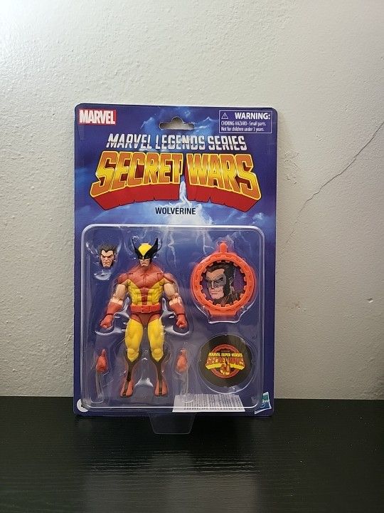 New Hasbro Marvel Legends Series Wolverine Secret Wars X-Men 6” Action Figure