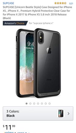 Protective Clear Case for iPhone X / XS 5.8 inch