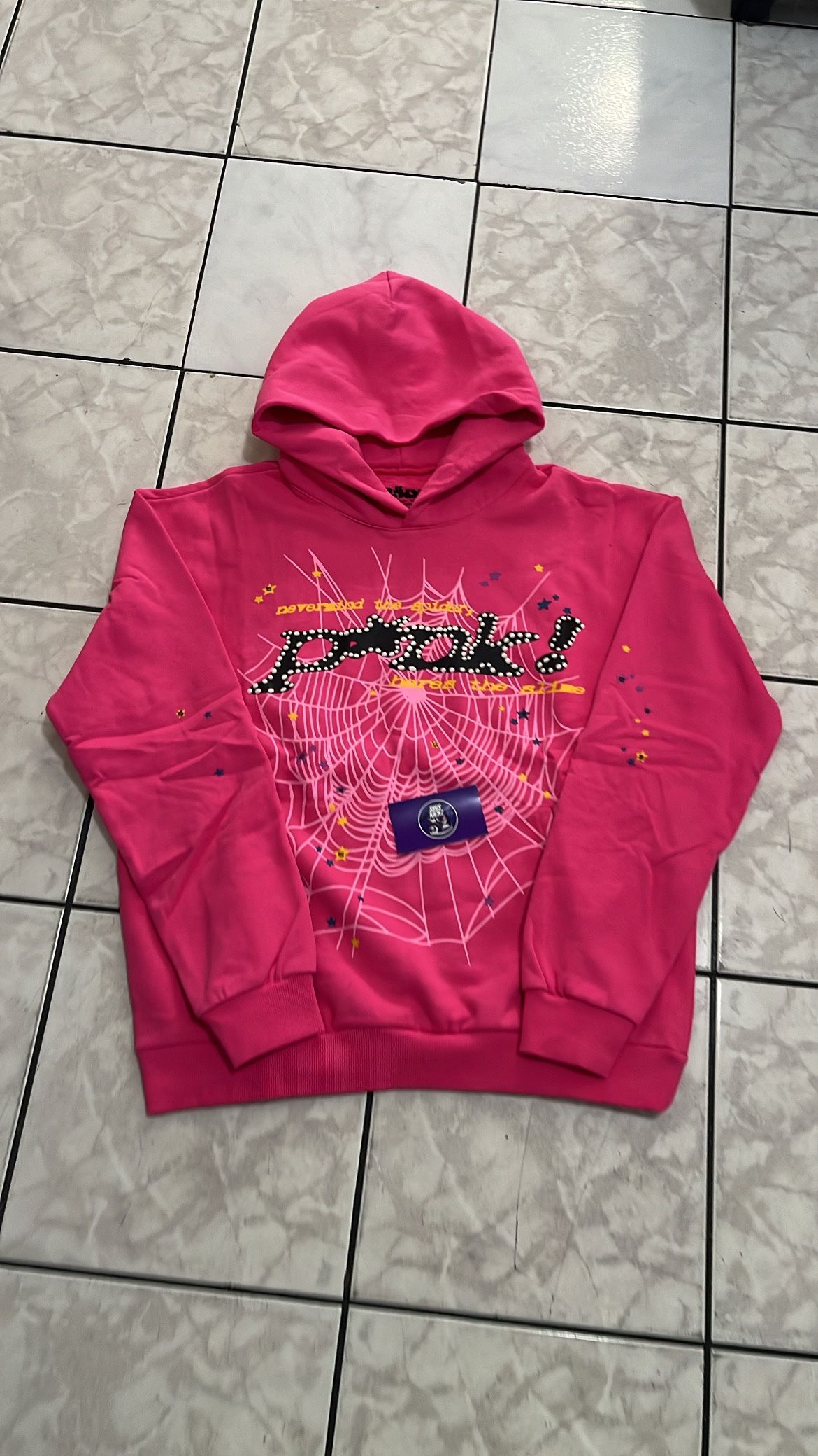 Sp5der Hoodie “Pink”