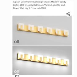 New Modern Vanity Ligths Gold