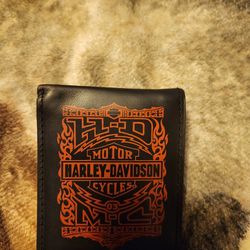 Harley Davidson Leather Wallet 