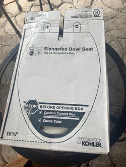 Kohler Elongated Bowl Toilet Seat