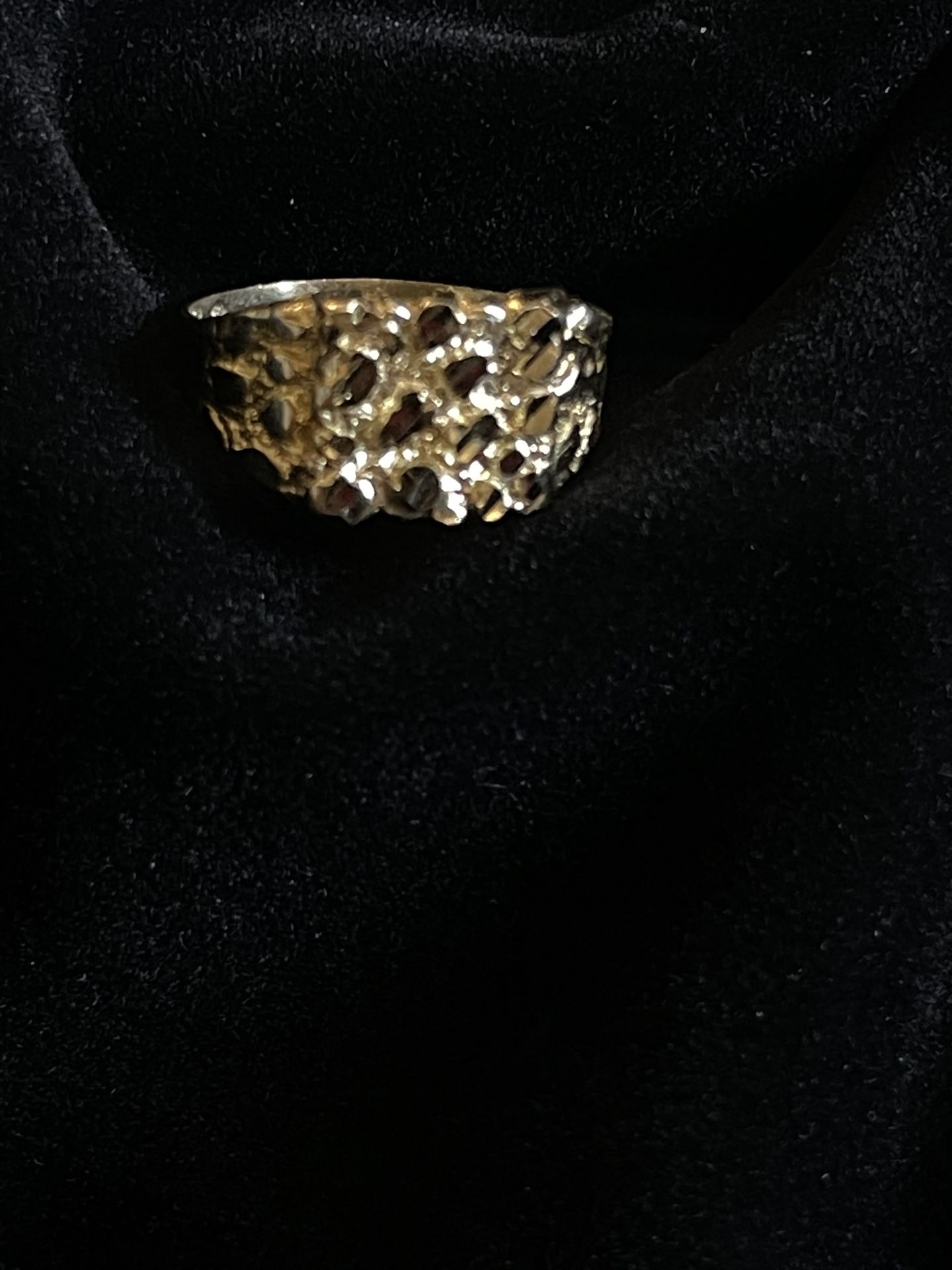 Gold Nugget Ring