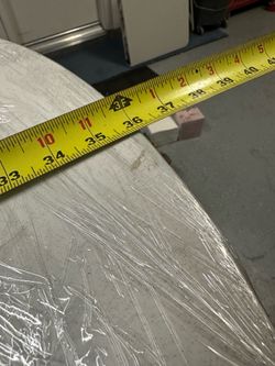 White Cocktail Table Heavy Duty Plastic Solid Great Shape