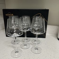 Wine Glasses set of 6