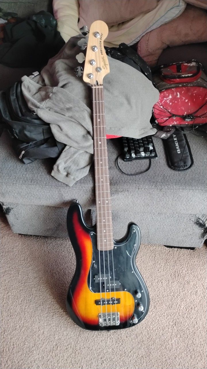 4 String Squier Precision Bass By Fender
