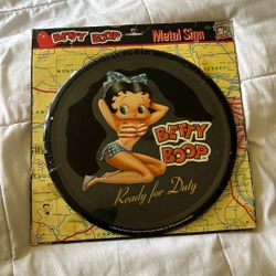 vintage Betty Boob Sign
