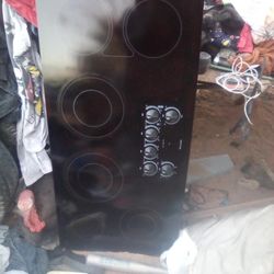Thermadordrop In Glass Electric Stove 