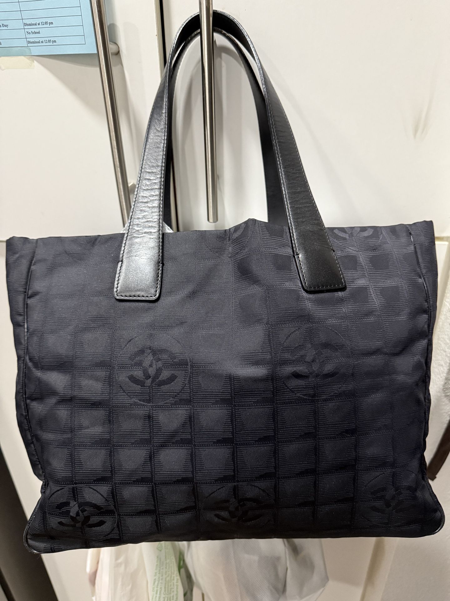 Chanel Nylon Medium Travel Tote Black
