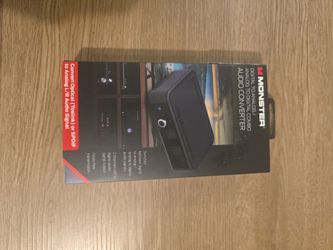 Monster Digital to Analog & Analog To Digital COMBO Audio Converter MAD1-1007 -BLK