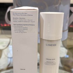 LANEIGE  Cream Skin Refillable Toner & Moisturizer with Ceramides and Peptides