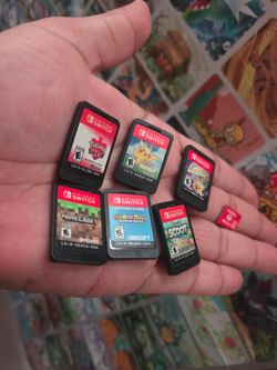 Nintendo switch games and sd card $200