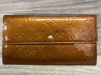 Louis Vuitton Vernis Sarah Wallet M91767 Rose Vert (A1D028441)