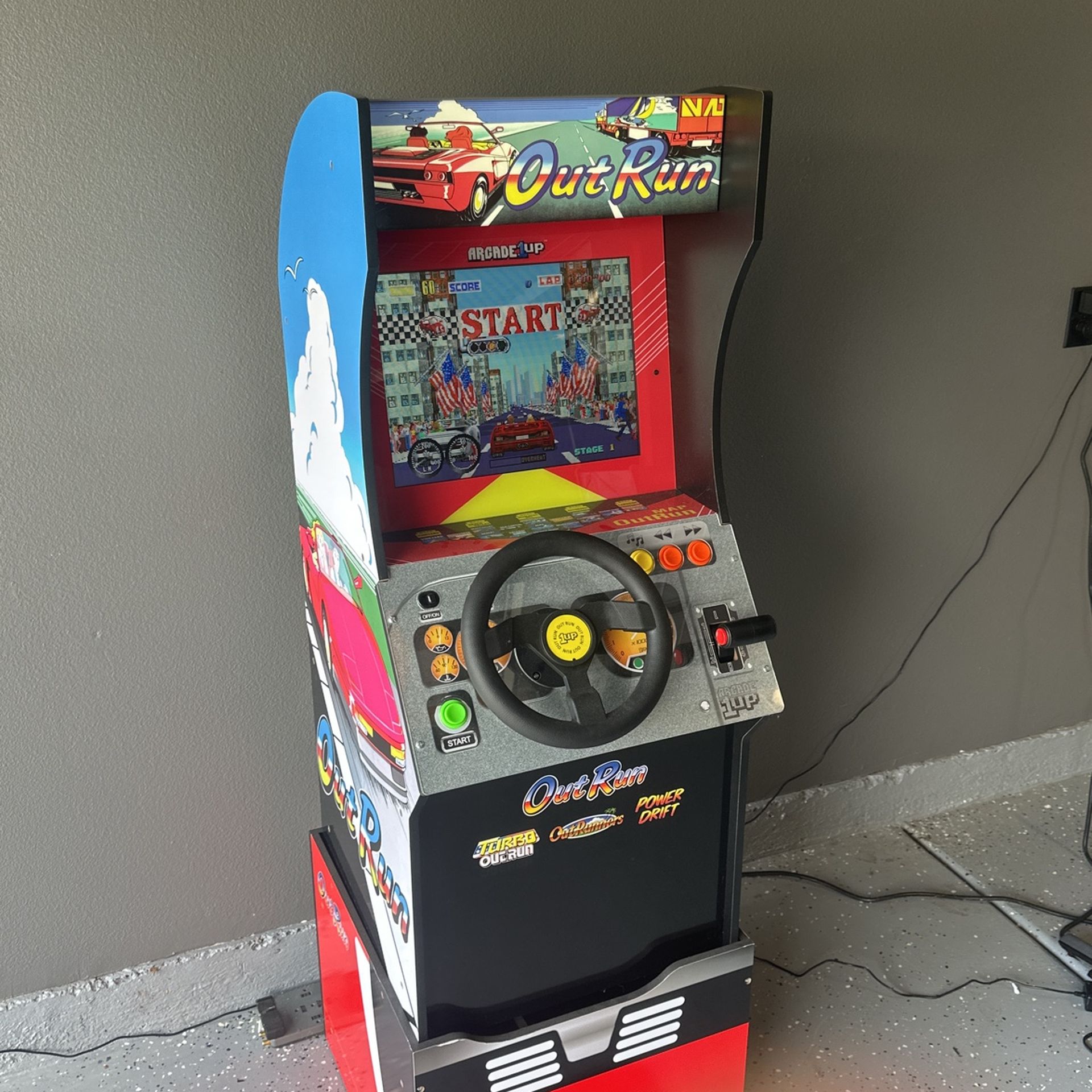 Out Run Video Game Console