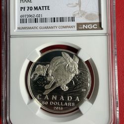 2016 Canada 🇨🇦 Pure Silver $50 Dollars