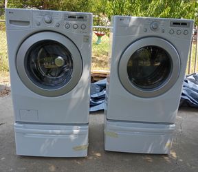LG washer and dryer