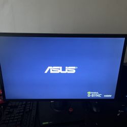 ASUS VG248QG 24 G-SYNC Gaming Monitor 165Hz 1080p 0.5ms Eye Care with DP  HDMI DVI,Black