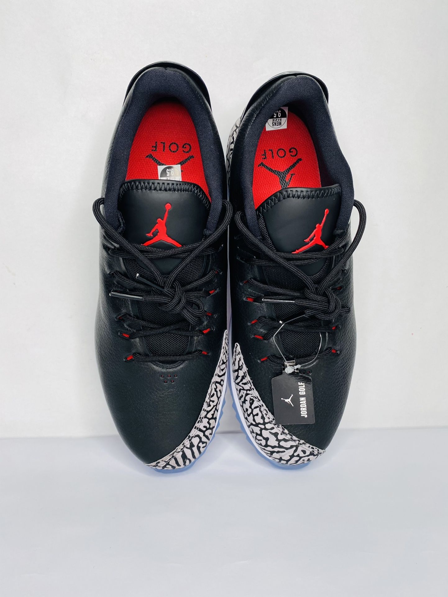 NEW Nike Jordan ADG Golf Shoes Black/White/Cement Grey/Fire 
