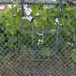 Storage Metal Rack - Hangs Over The Door 