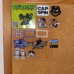 Pins and Batterman Frames For Sale! 