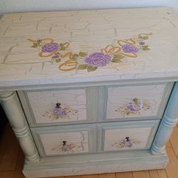 Two Antique Side Night Table