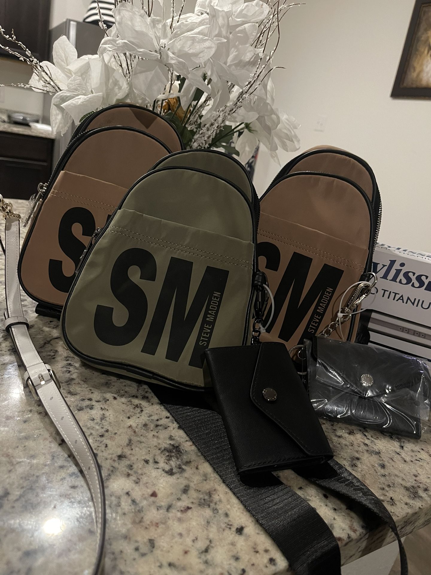 Steve Madden Sling Bags w Removable Wallets