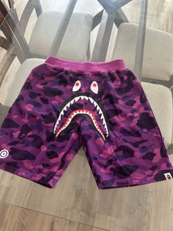 Bape Camp Shorts Purple