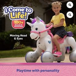 Josie Interactive  Unicorn Ride On Toy