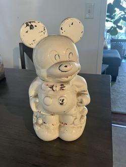 Vintage Micky And Mini Cookie Jar